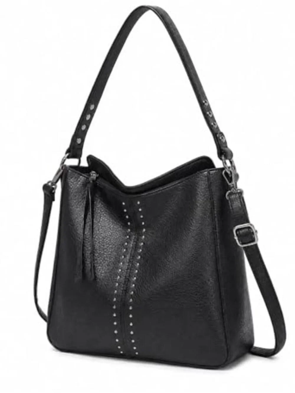 Black Hobo Bag for Women Crossbody Purse and Handbags Ladies Chic